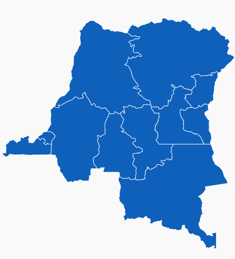 刚果民主共和国地图