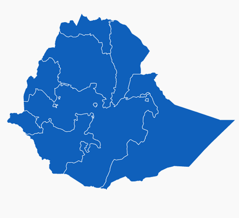 埃塞俄比亚的地图