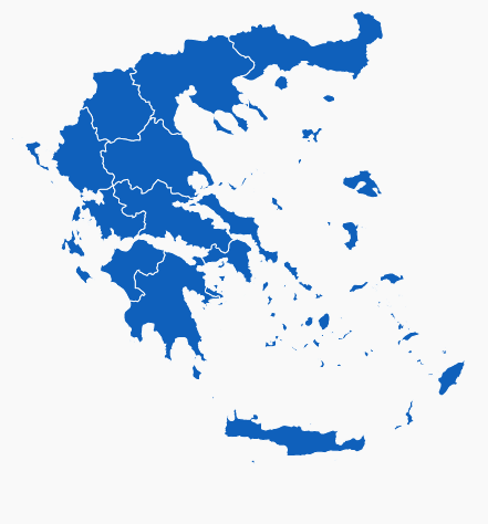 希腊的地图