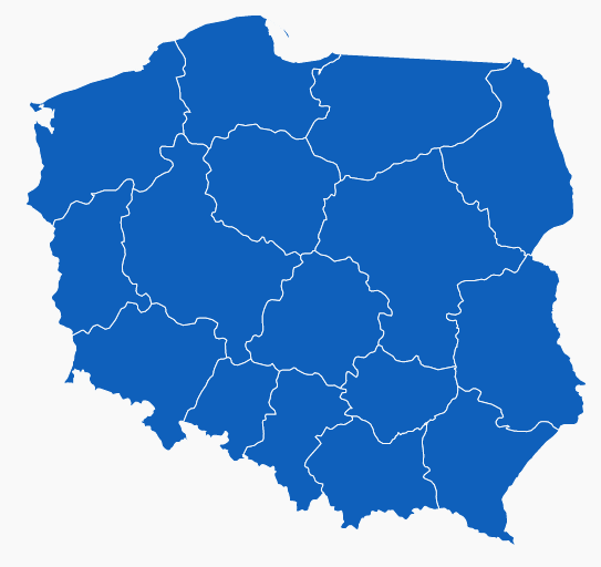 波兰的地图