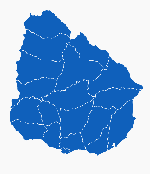 乌拉圭地图
