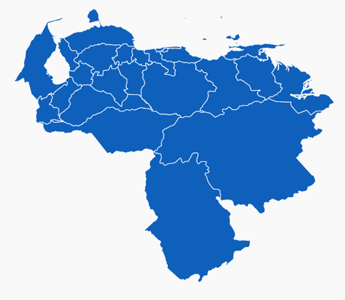 委内瑞拉的地图